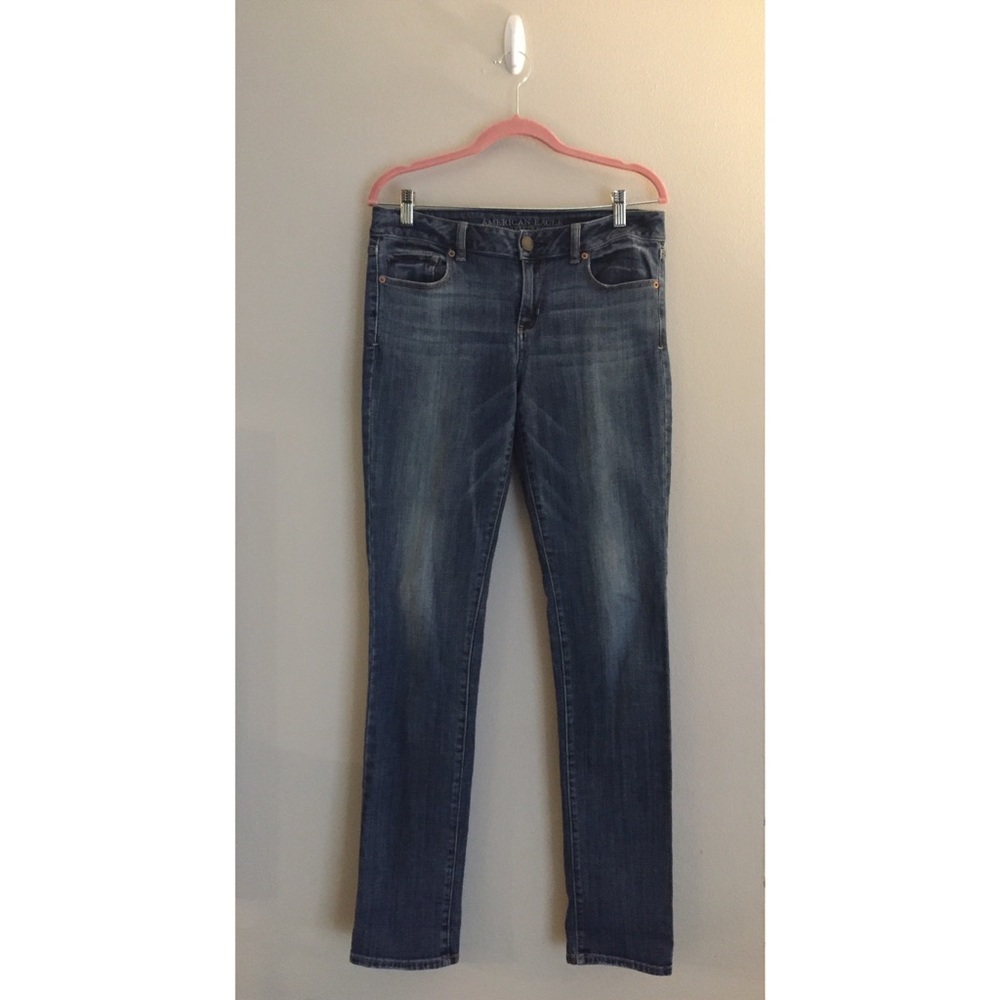 AEO Dark wash skinny jeans - 10 Extra Long